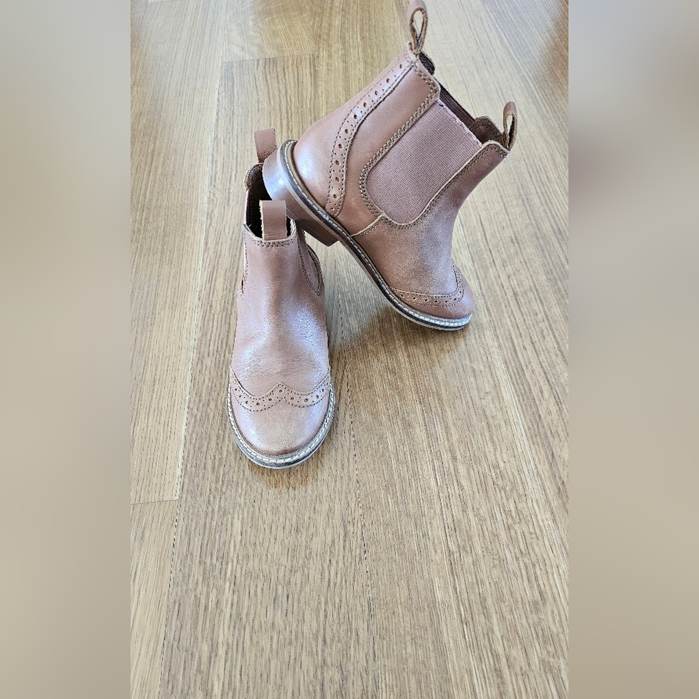 H&M Leather Kids Brown Ankle Boots